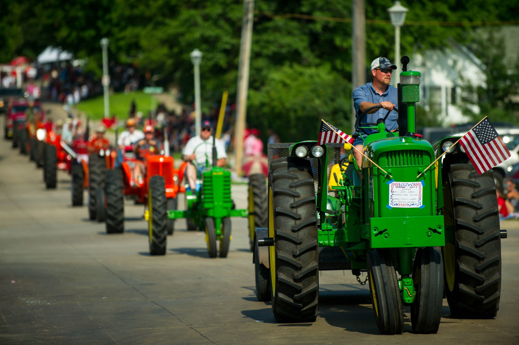 Tractors at Seward parade, 2018